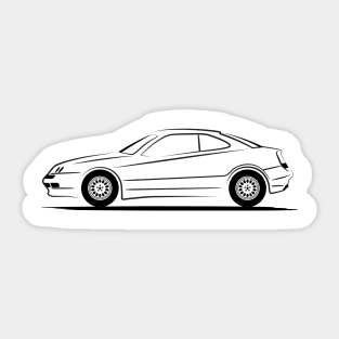 Alfa Romeo GTV (916) 1993-2004 Black Sticker